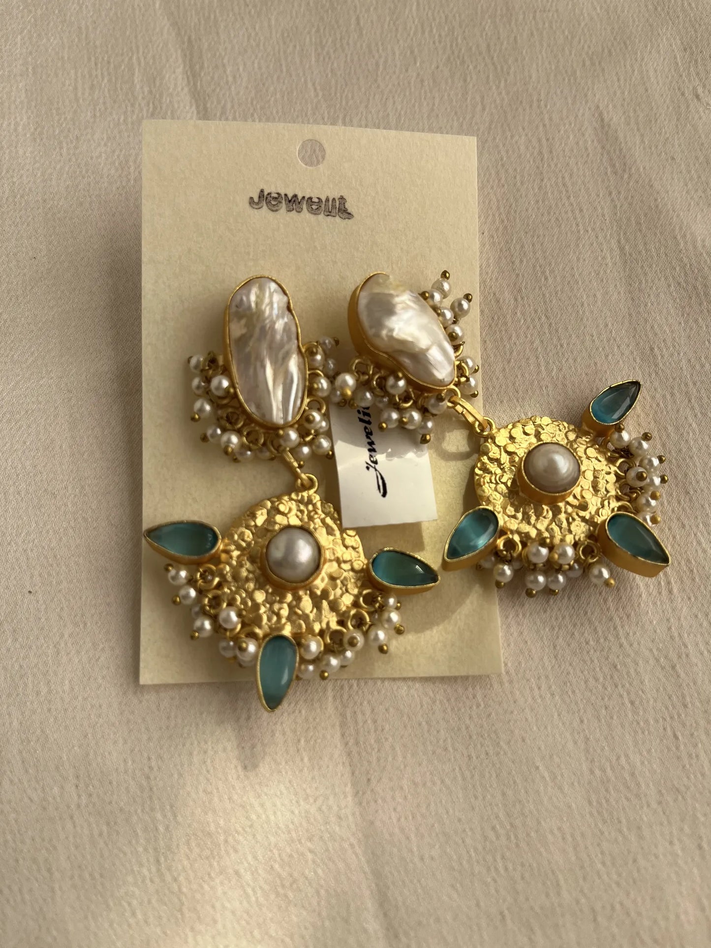 Gold Spirited 18K Plated Contemporary Earrings 10074