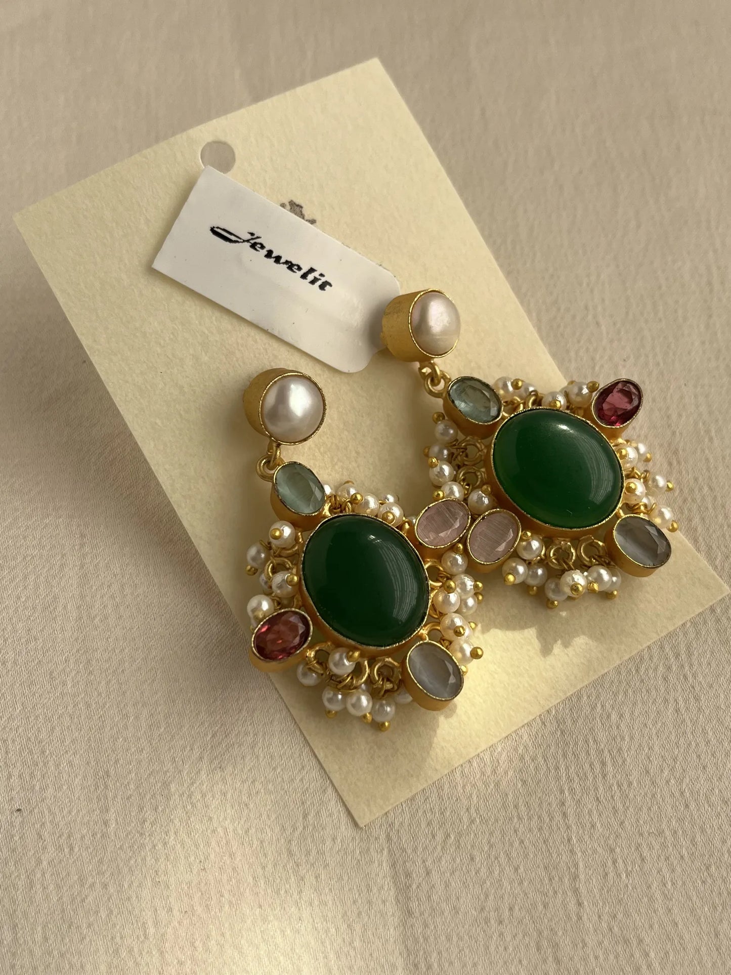 Gold Spirited 18K Plated Contemporary Earrings 10065