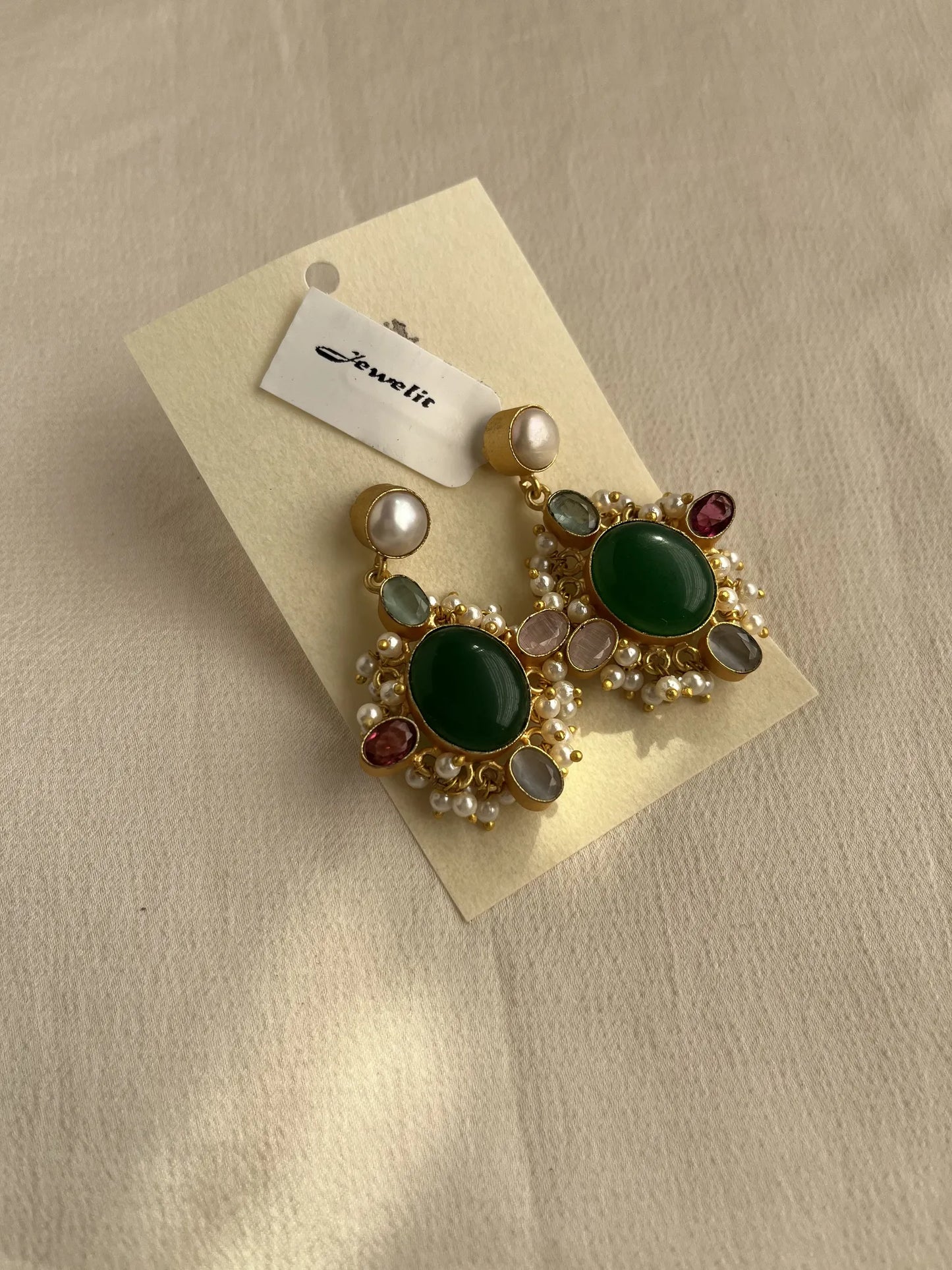 Gold Spirited 18K Plated Contemporary Earrings 10066