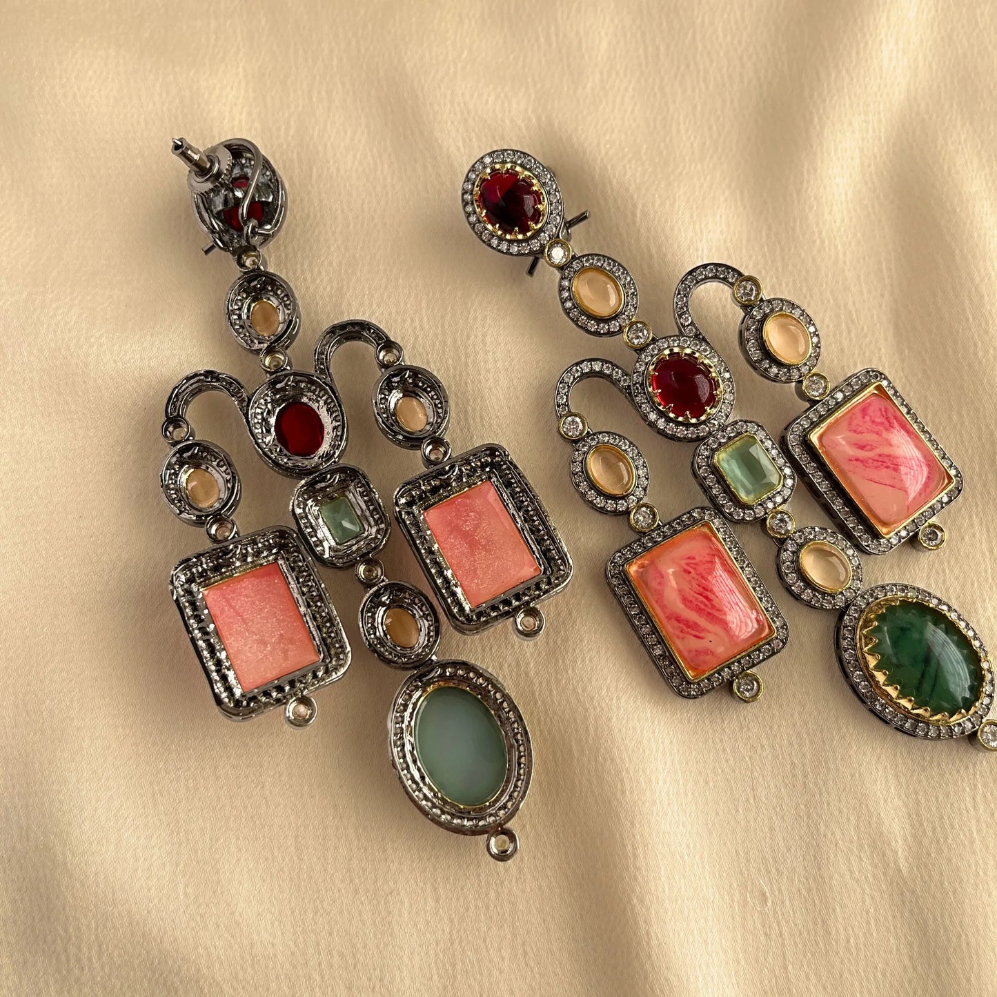 Sabyasachi Fine Earrings With Support 10001