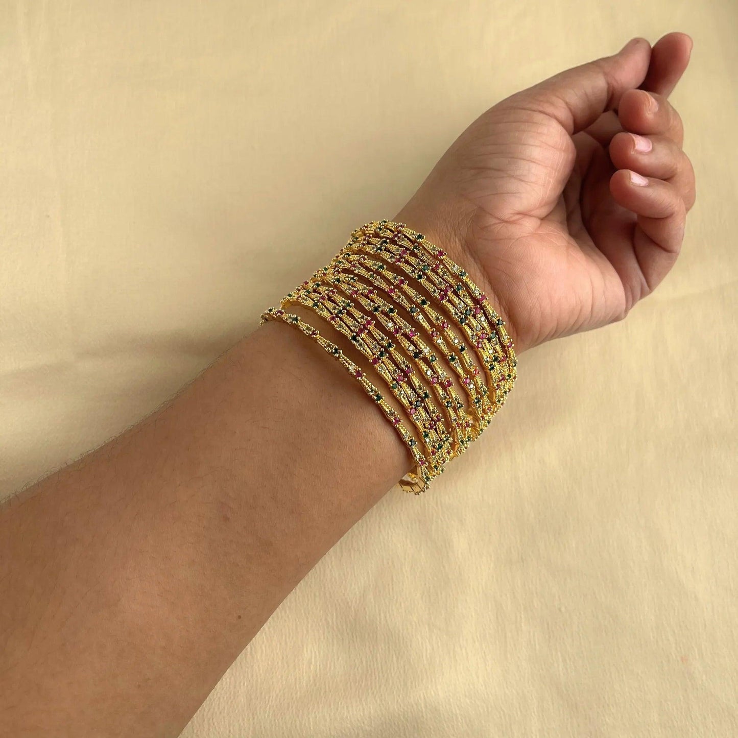 Cubic Zirconia Bangles 10012