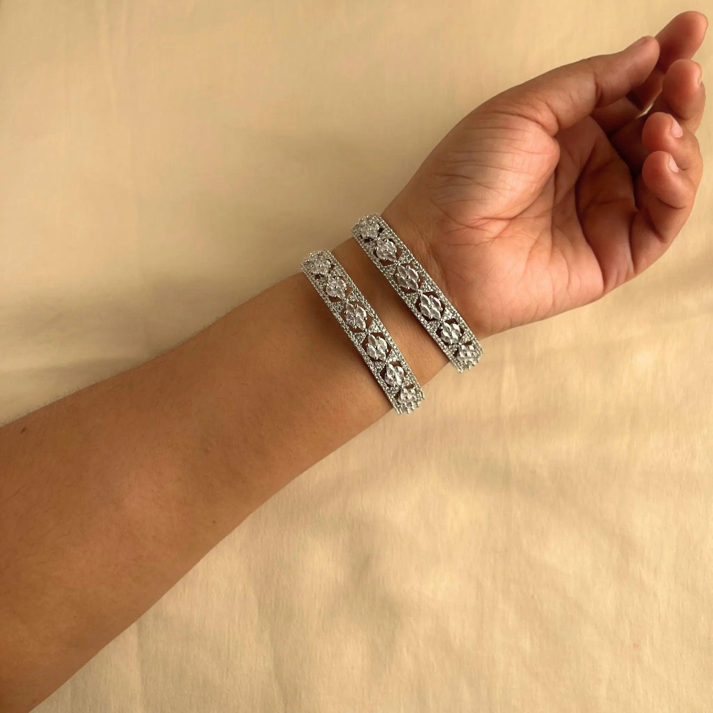 Cubic Zirconia Bangles 10004