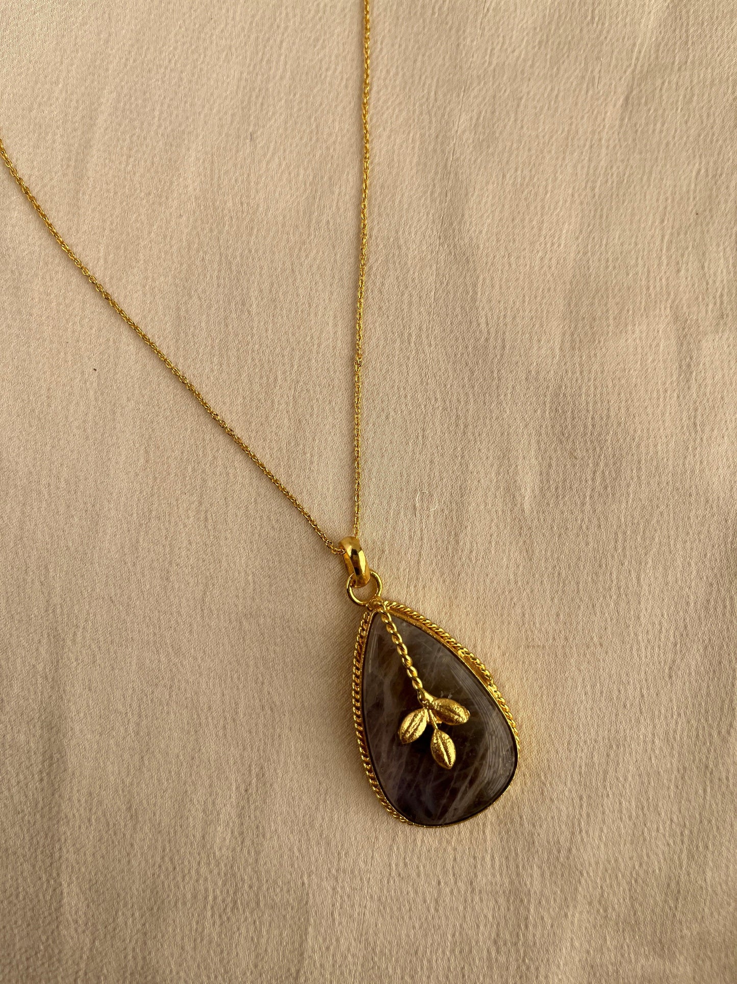 Gold Spirited 18K Plated Contemporary Necklace 10012 - Jewelit