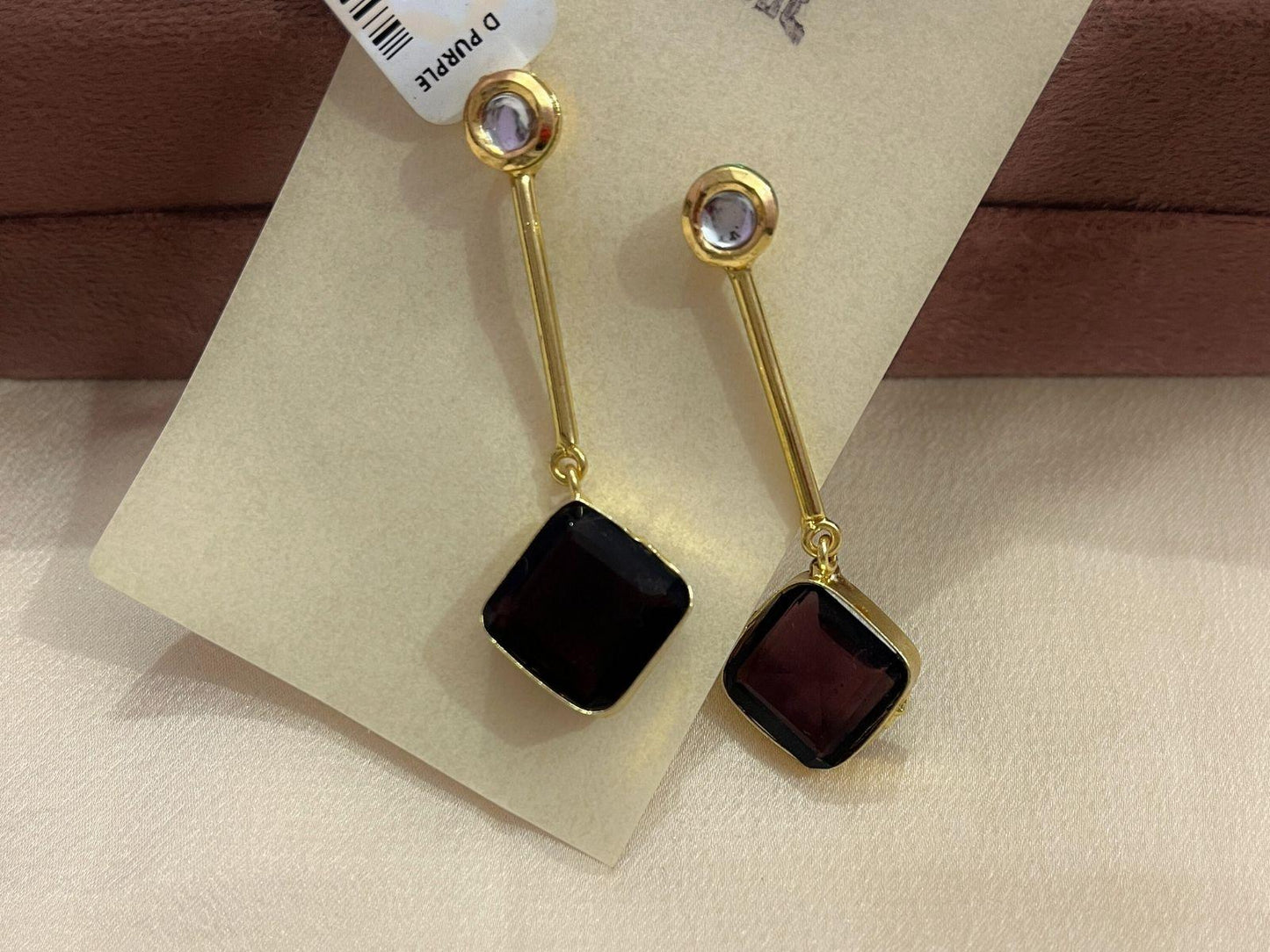 Gold Spirited 18K Plated Contemporary Earrings 10028