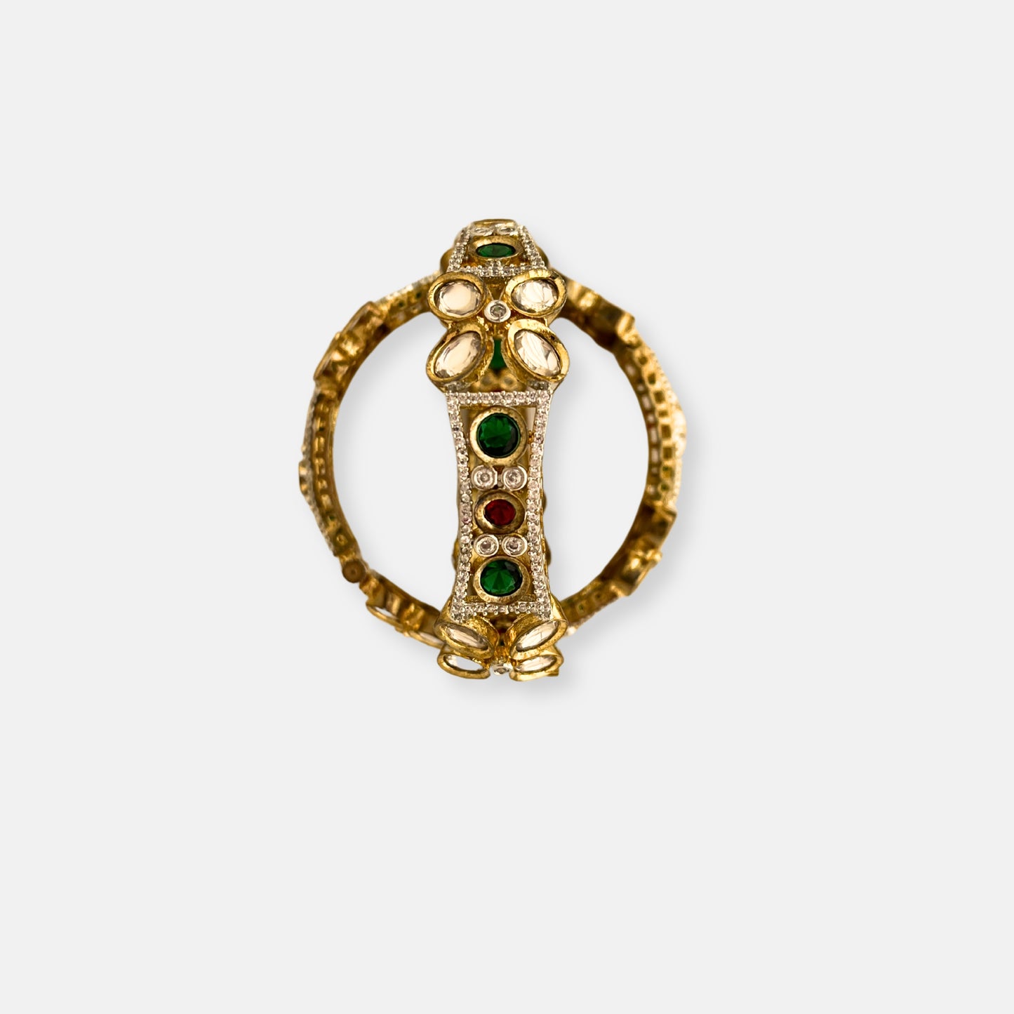 Kundan Openable Bangles 10001