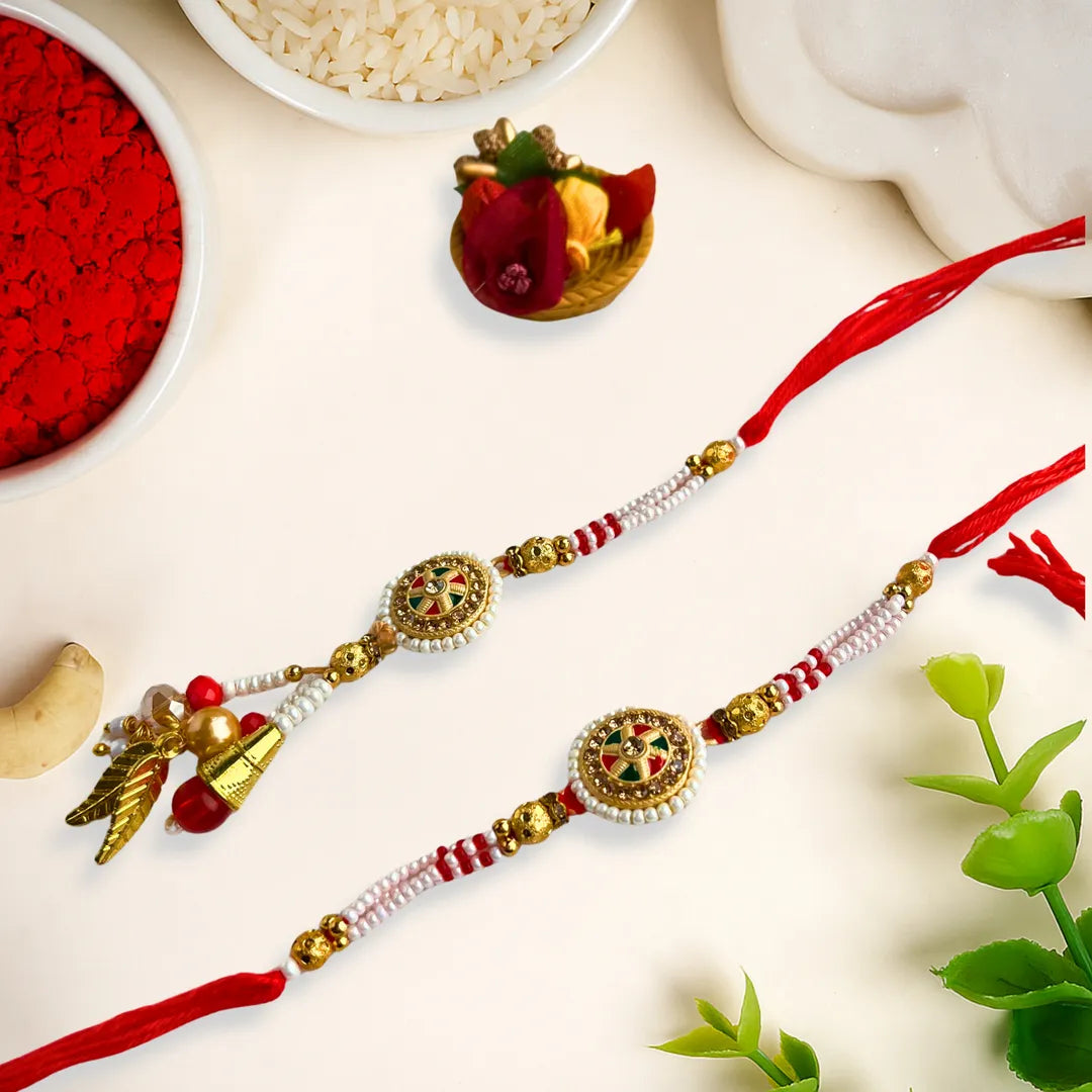 Pearl Lumba Rakhi Set