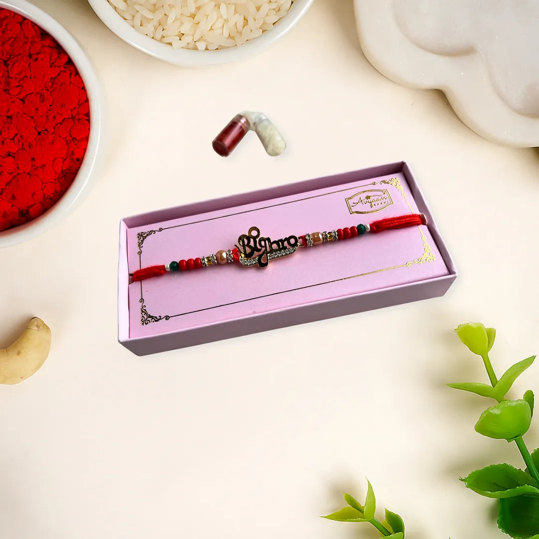 Big Bro American Diamond Rakhi