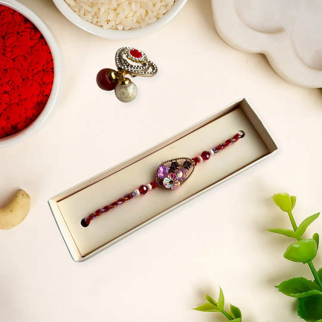 Designer 3D American Diamond Rakhi