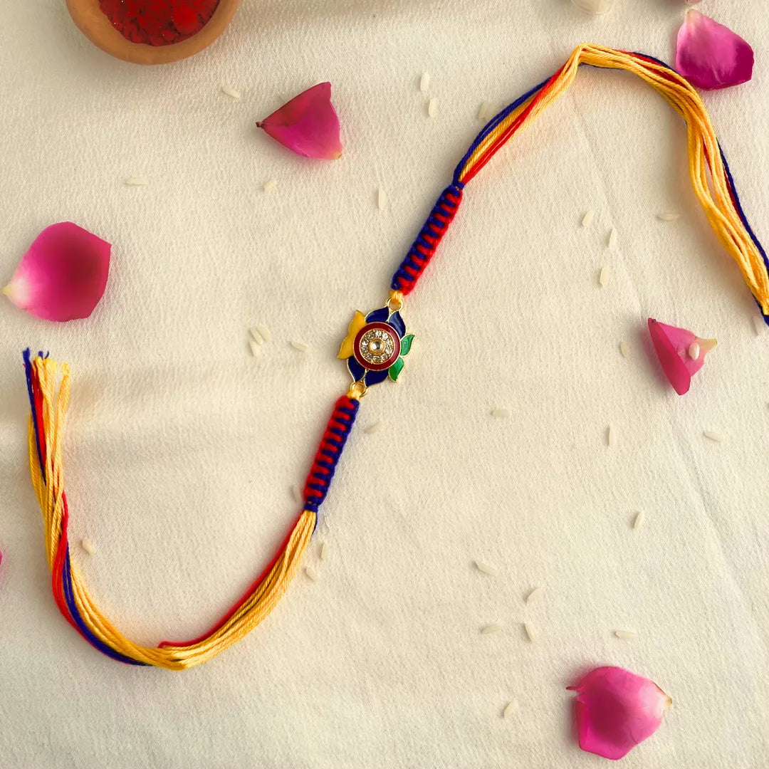 Knot Meenakari Mauli Rakhi