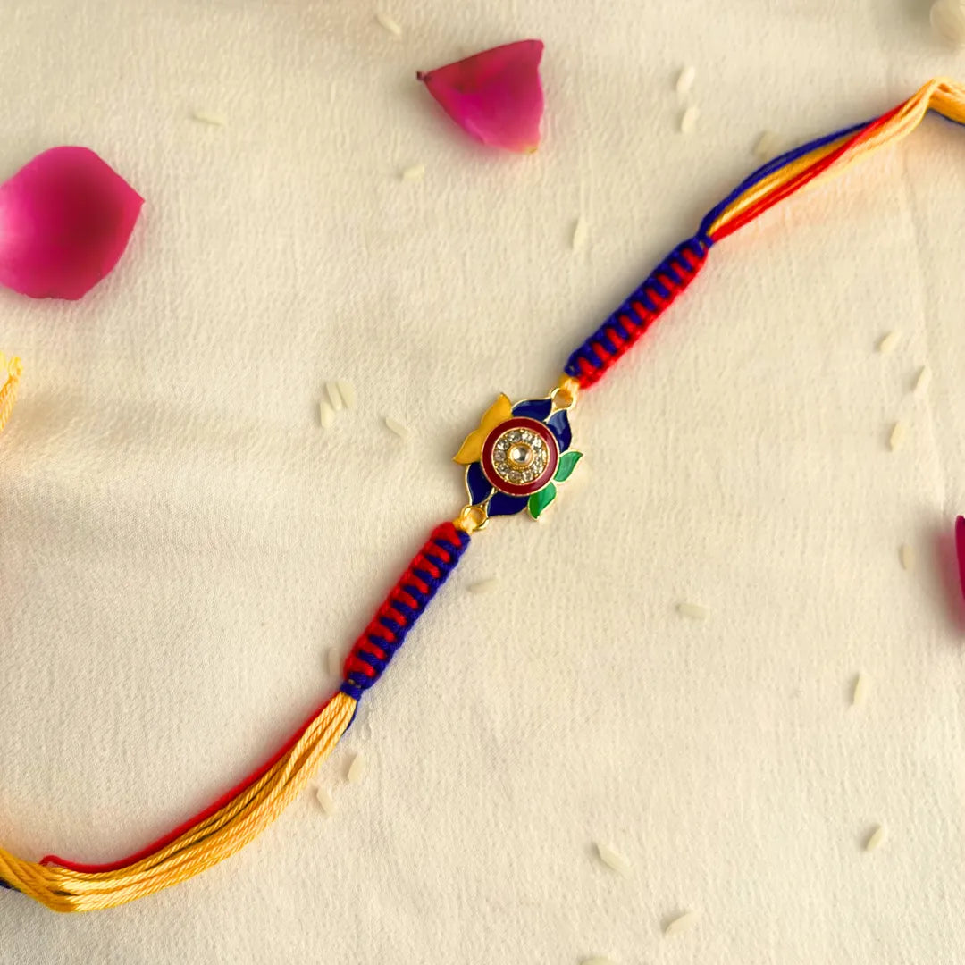 Knot Meenakari Mauli Rakhi
