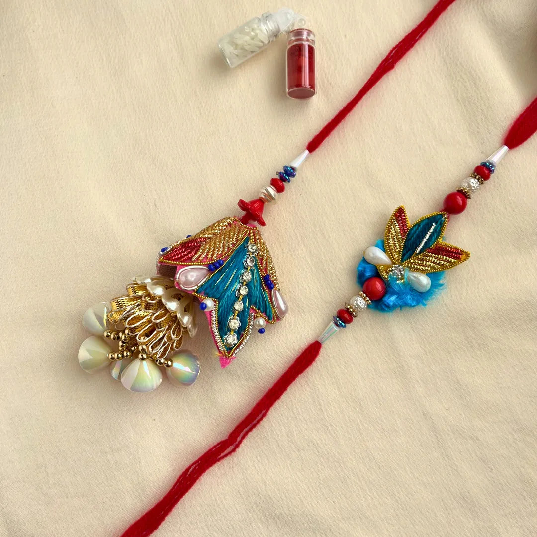 Traditional Lumba Rakhi Set