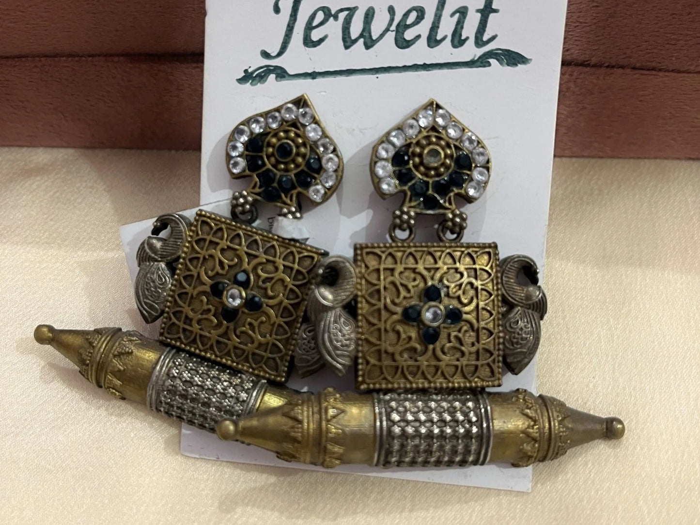 Oxidized Earring 10091