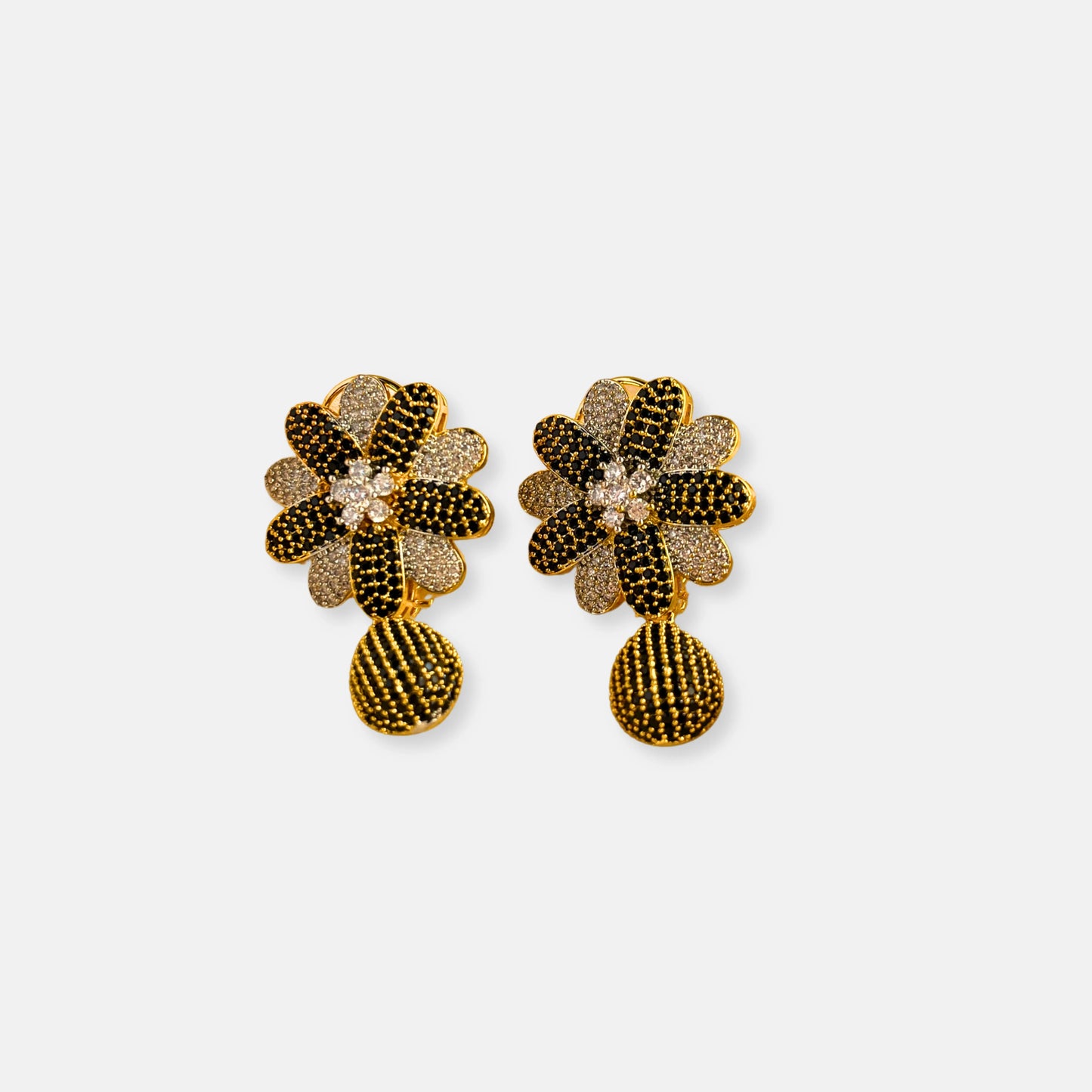 Cubic Zirconia Earrings-10021 - Jewelit
