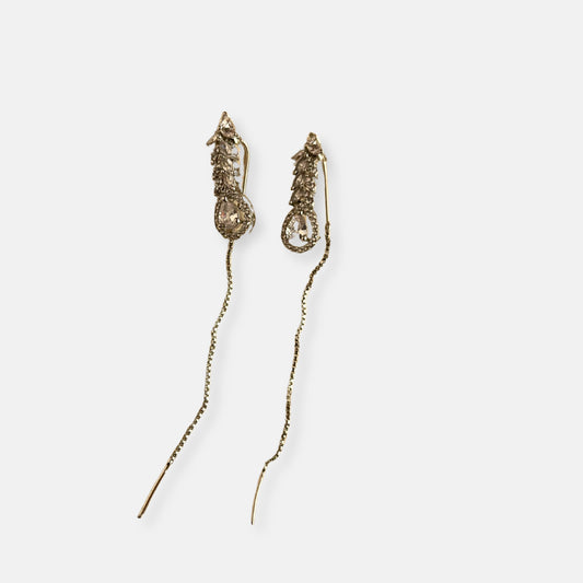 Cubic Zirconia Sui Dhaga Earrings-10038