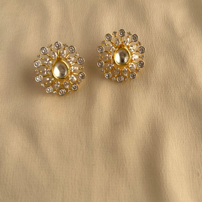 Big Kundan Studs 10003 - Jewelit