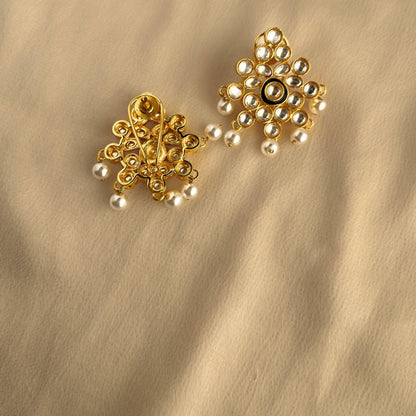 Kundan Stud Earring-10004 - Jewelit