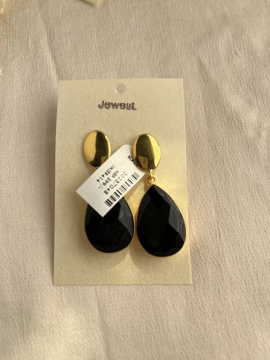 Gold Spirited 18K Plated Contemporary Earrings  10082