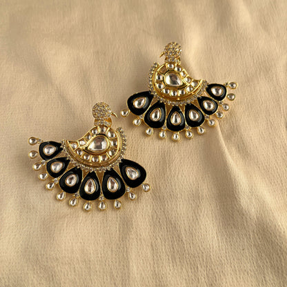 Big Kundan Studs 10002 - Jewelit