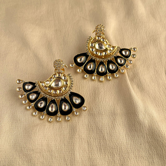 Big Kundan Studs 10002 - Jewelit