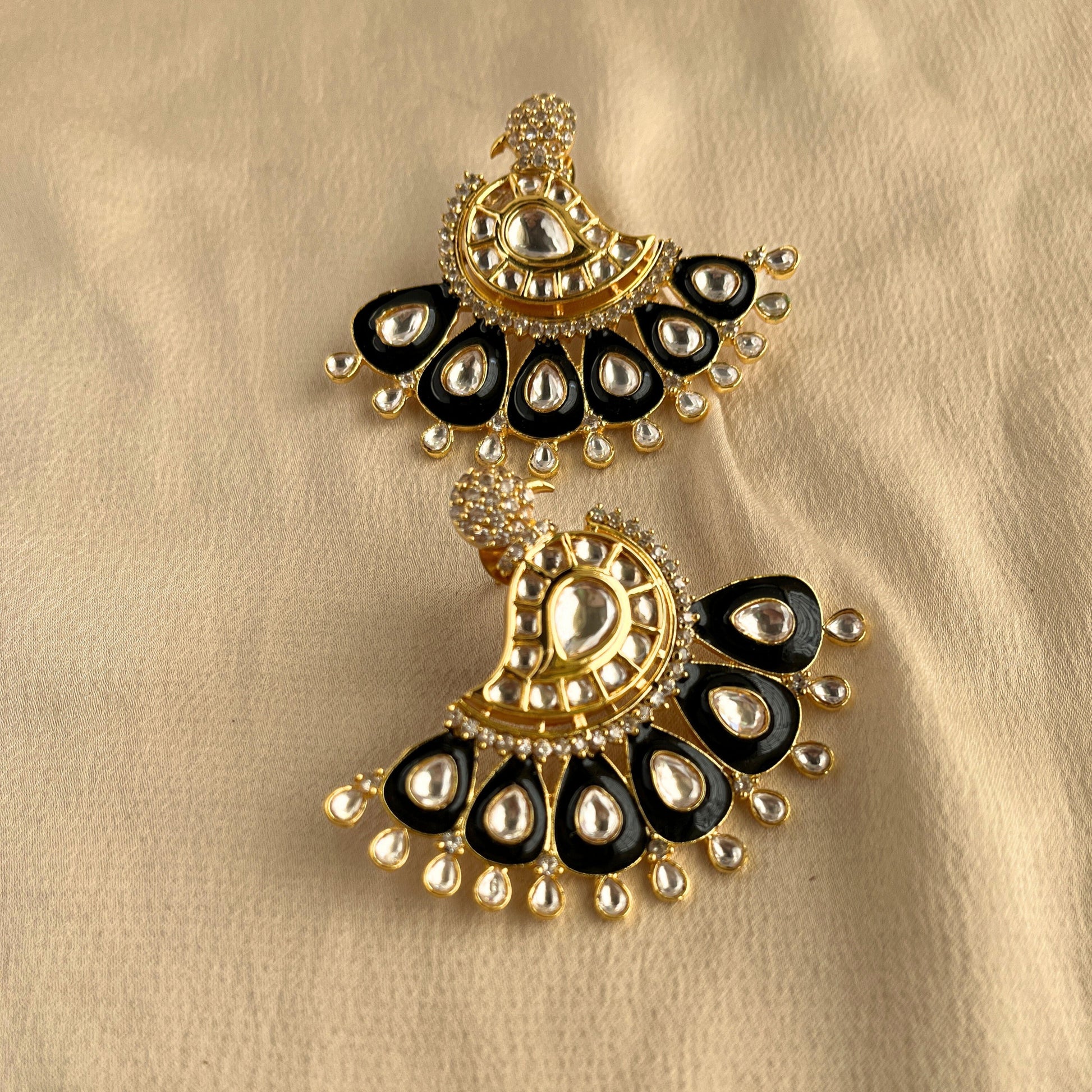 Big Kundan Studs 10002 - Jewelit