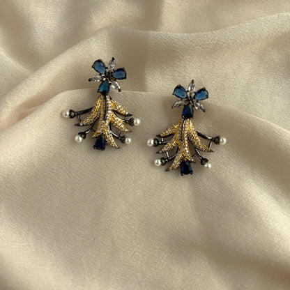 Cubic Zirconia Earrings-10022 - Jewelit