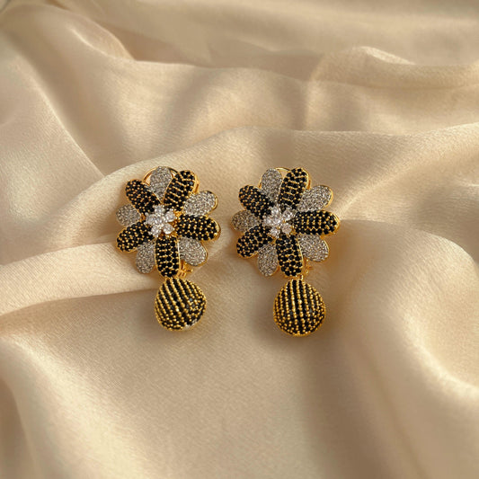 Cubic Zirconia Earrings-10021 - Jewelit