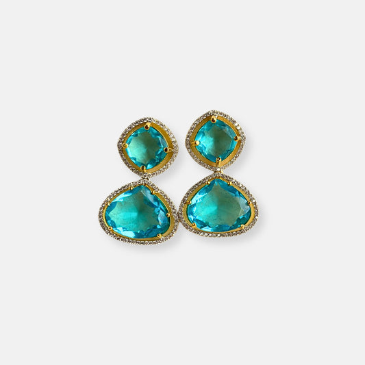 Cubic Zirconia Earrings-10030