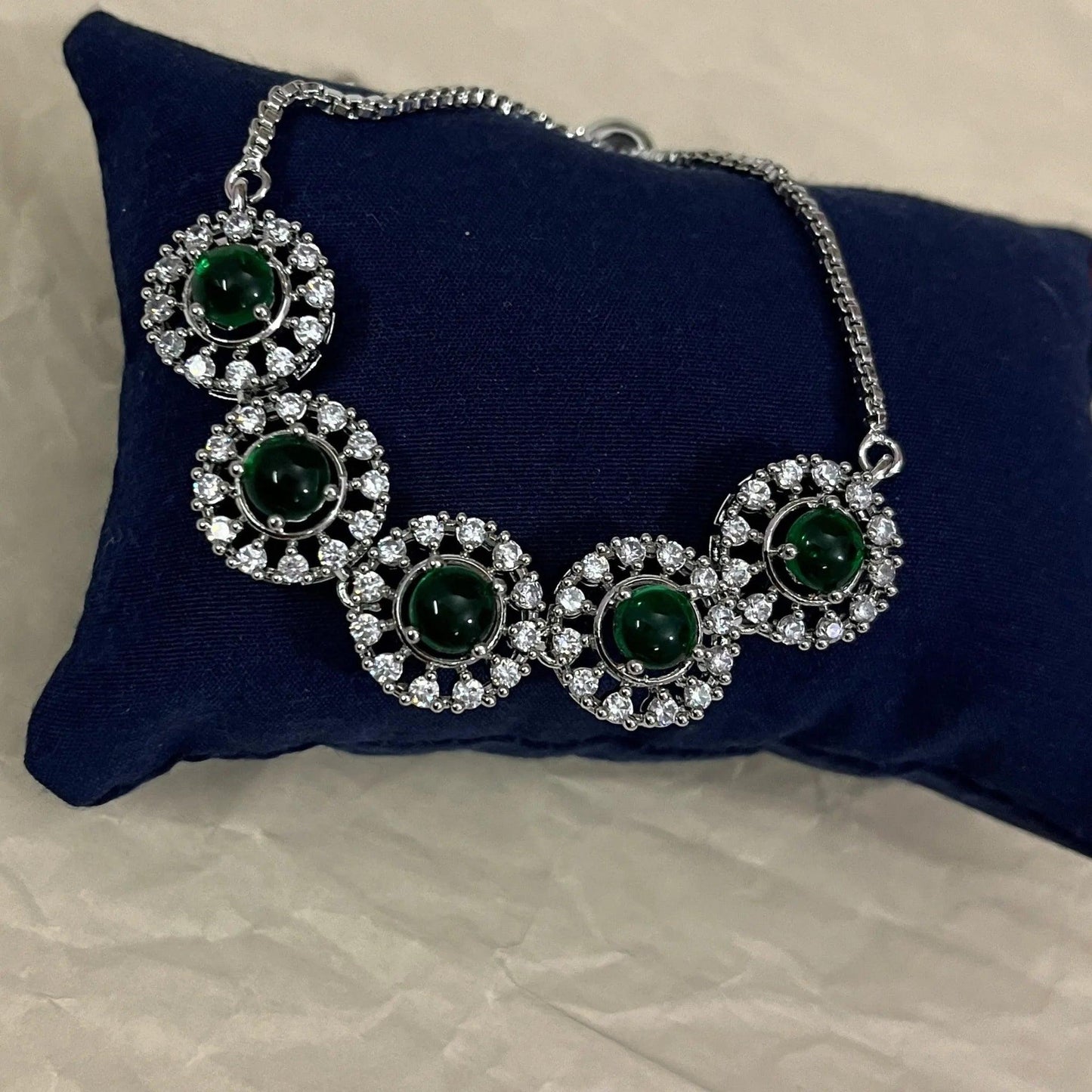 American Diamond Bracelet-10014 - Jewelit