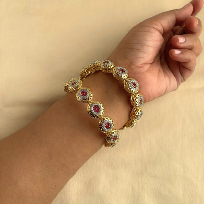 Cubic Zirconia Bangles 10019