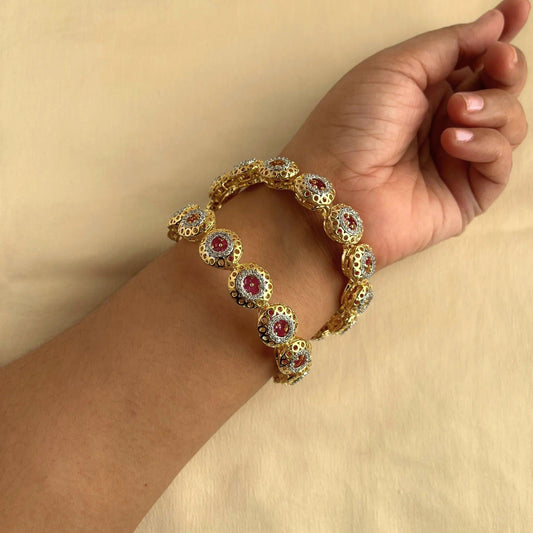 Cubic Zirconia Bangles 10019