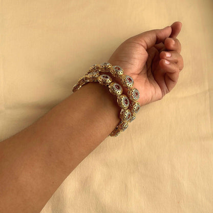 Cubic Zirconia Bangles 10019