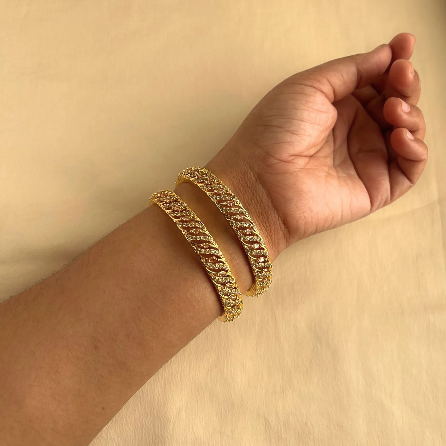 Cubic Zirconia Bangles 10031