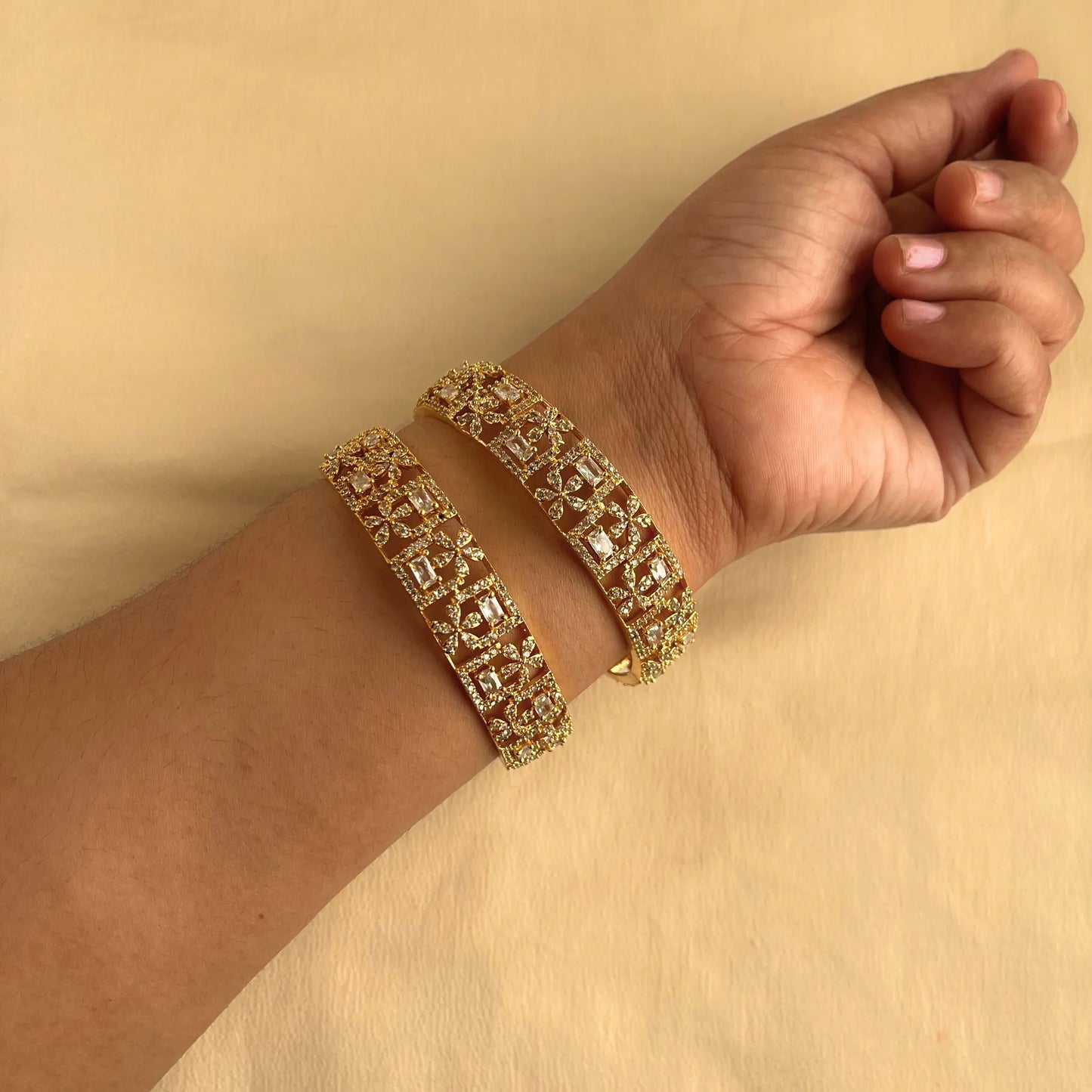 Cubic Zirconia Bangles 10032