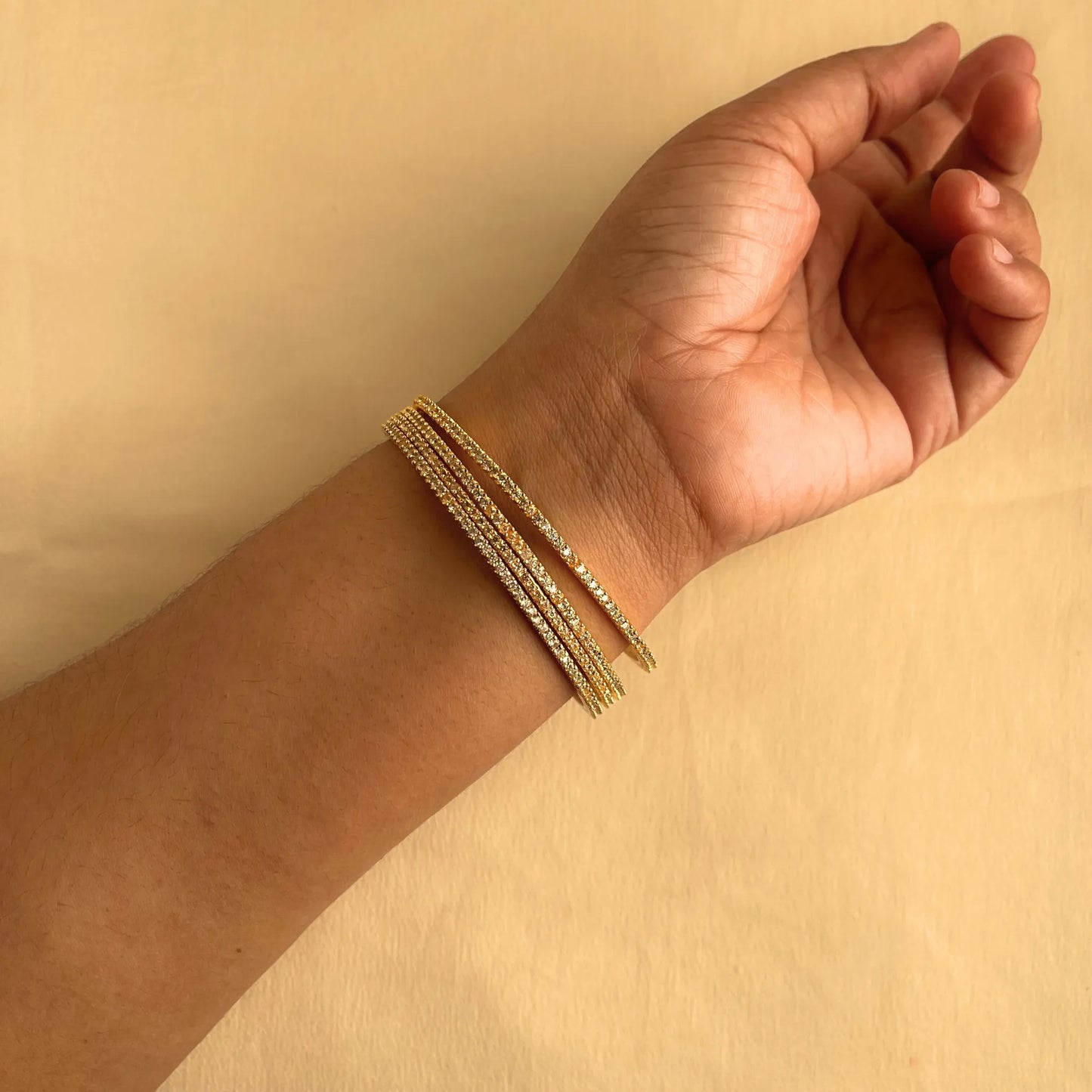 Cubic Zirconia Bangles 10035