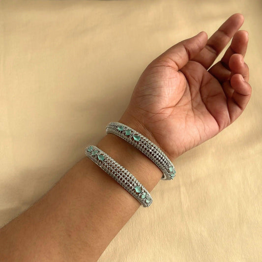 Cubic Zirconia Bangles 10023
