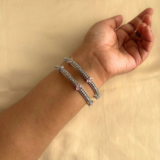 Cubic Zirconia Bangles 10024