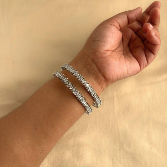 Cubic Zirconia Bangles 10026