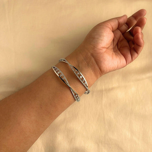 Cubic Zirconia Bangles 10027