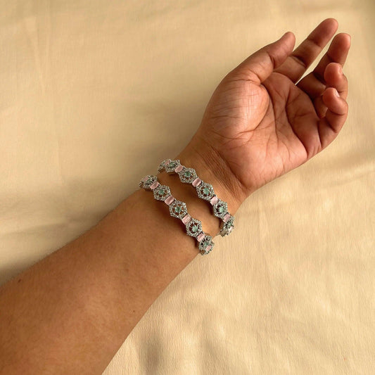 Cubic Zirconia Bangles 10022