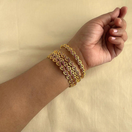 Cubic Zirconia Bangles 10017
