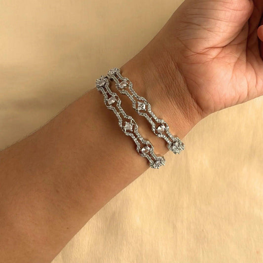 Cubic Zirconia Bangles 10010