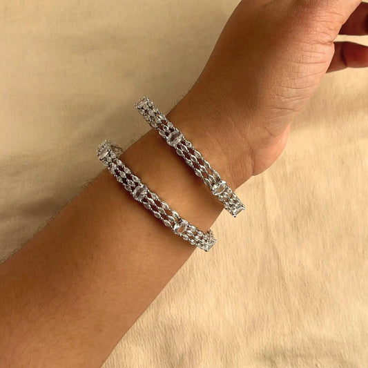 Cubic Zirconia Bangles 10003