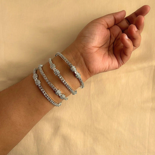 Cubic Zirconia Bangles 10006