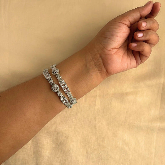 Cubic Zirconia Bangles 10007