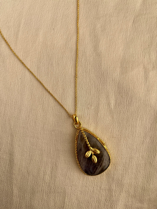 Gold Spirited 18K Plated Contemporary Necklace 10012 - Jewelit
