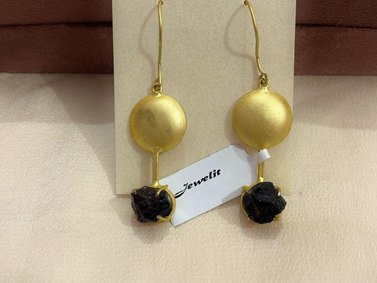 Gold Spirited 18K Plated Contemporary Earrings  10014