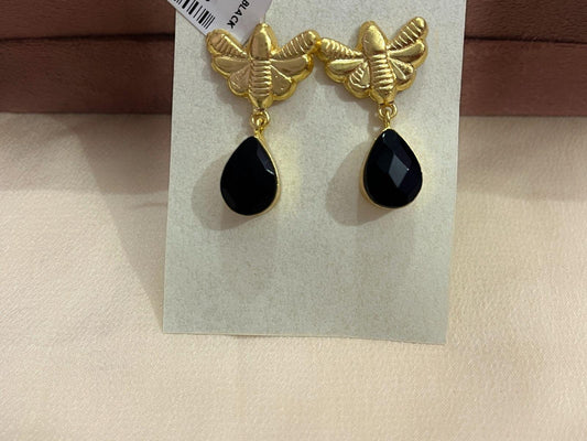 Gold Spirited 18K Plated Contemporary Earrings  10015