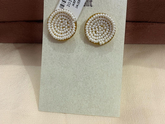 Gold Spirited 18K Plated Contemporary Earrings  10031