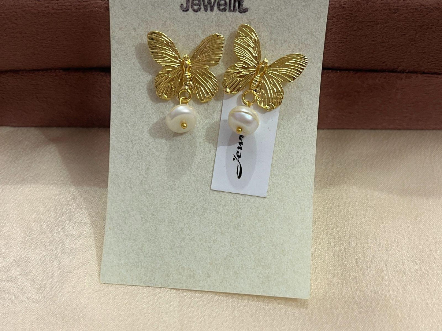 Gold Spirited 18K Plated Contemporary Earrings  10036