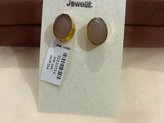 Gold Spirited 18K Plated Contemporary Earrings  10038